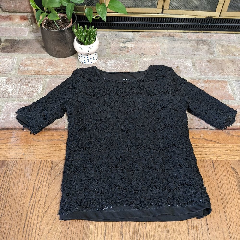 Black Lace Top